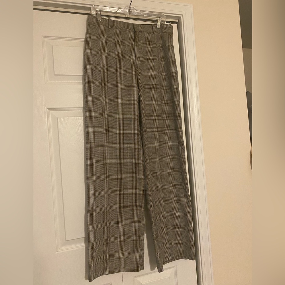 Zara wide leg high waisted women’s pants